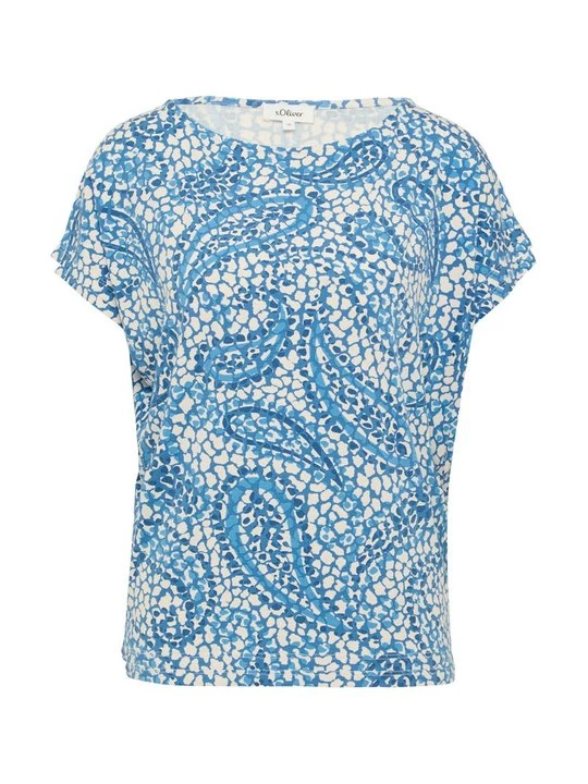 Foto van product T-shirt print s.Oliver blauw