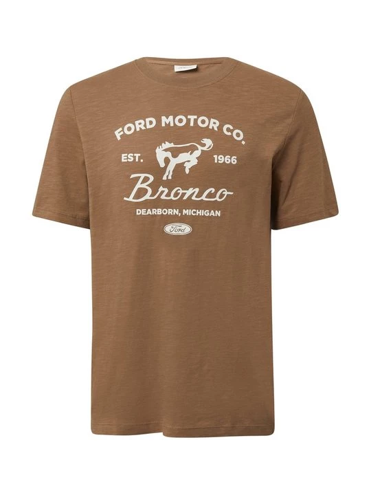 Foto van product T-shirt print s.Oliver bruin