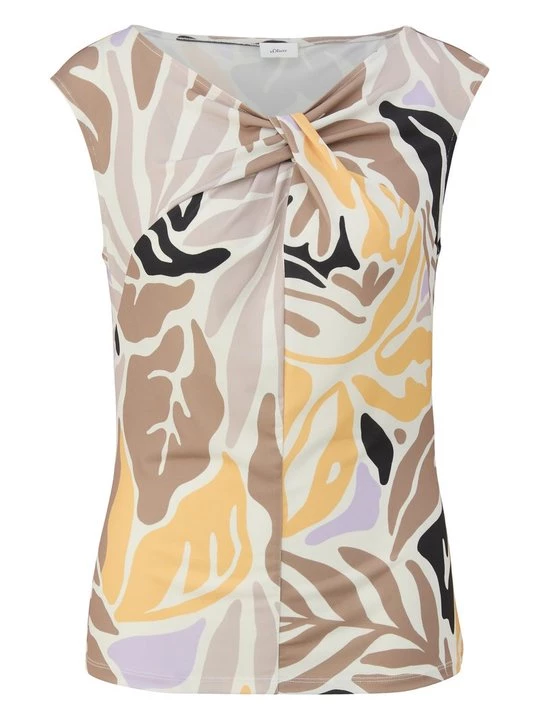 Foto van product T-shirt print s.Oliver crème
