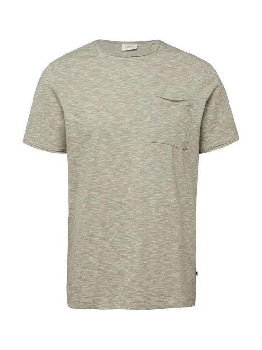 Foto van product T-shirt print s.Oliver olijfgroen