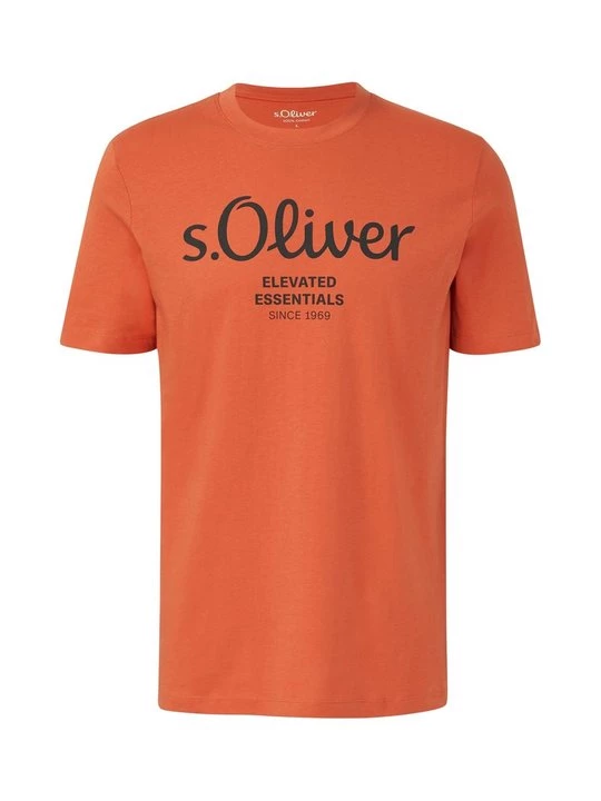 Foto van product T-shirt print s.Oliver oranje