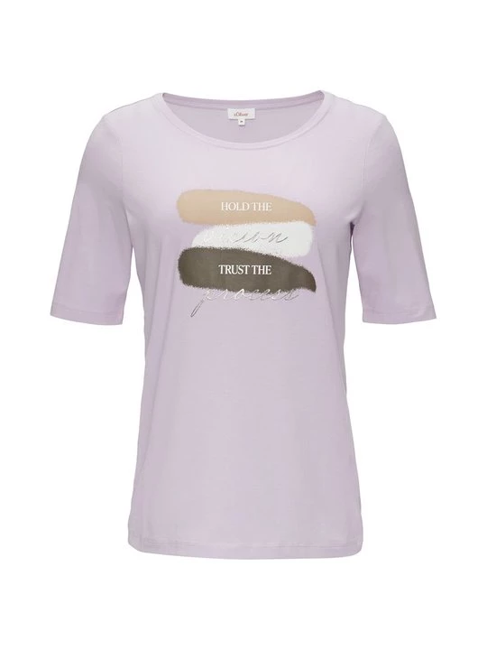 Foto van product T-shirt print s.Oliver paars