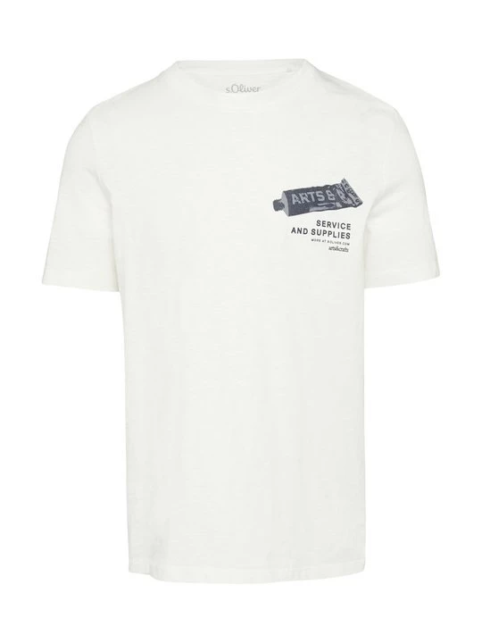 Foto van product T-shirt print s.Oliver wit