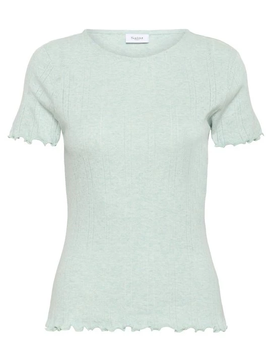 Foto van product T-shirt print Saint Tropez lichtblauw