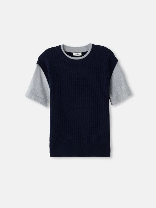 Foto van product T-shirt print Sandro blauw