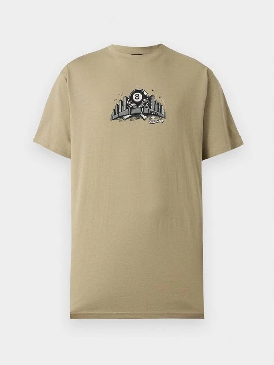 Foto van product T-shirt print Santa Cruz beżowy