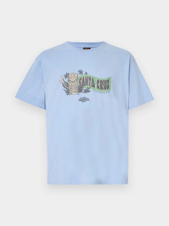 Foto van product T-shirt print Santa Cruz blauw