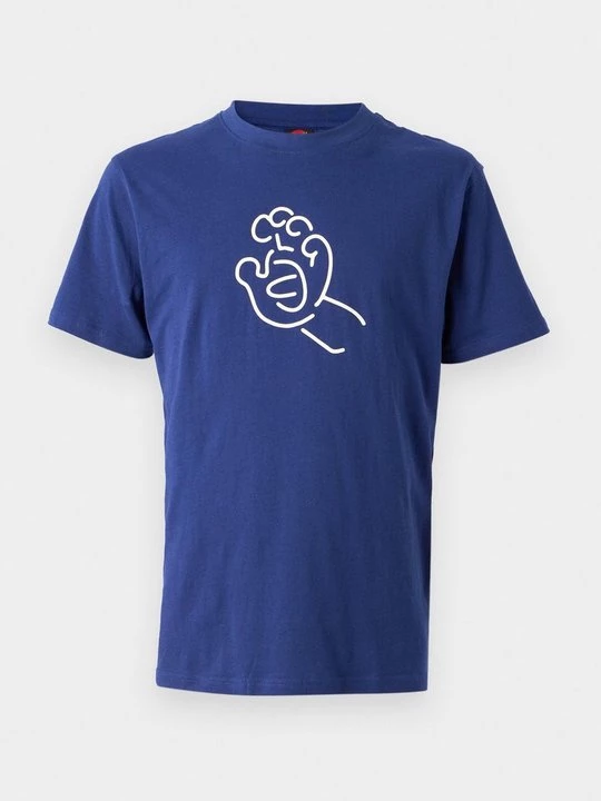 Foto van product T-shirt print Santa Cruz donkerblauw
