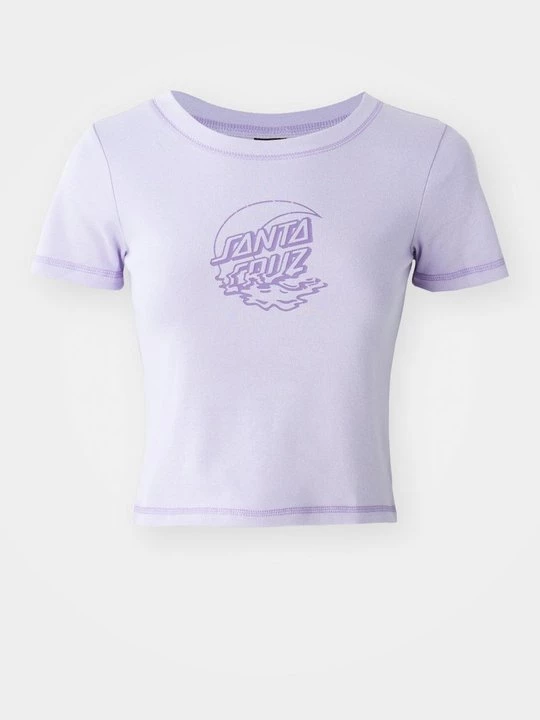 Foto van product T-shirt print Santa Cruz lila