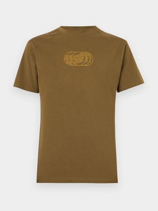 Foto van product T-shirt print Santa Cruz olijfgroen
