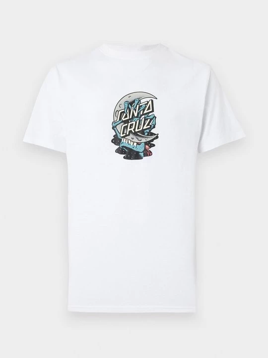 Foto van product T-shirt print Santa Cruz wit