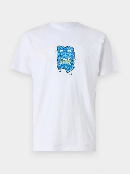 Foto van product T-shirt print Santa Cruz wit
