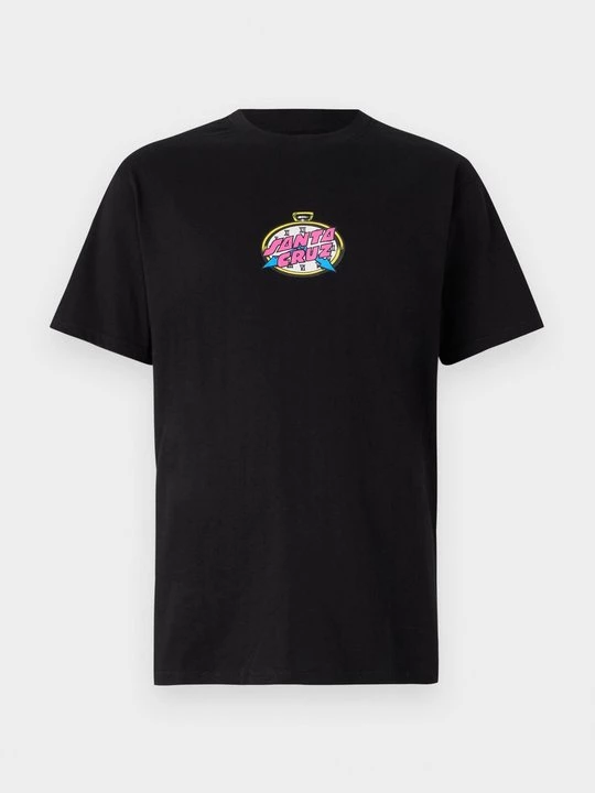 Foto van product T-shirt print Santa Cruz zwart