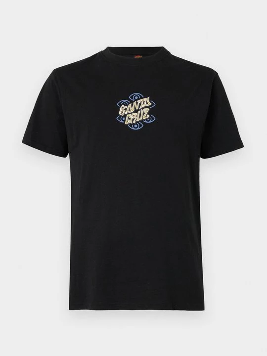 Foto van product T-shirt print Santa Cruz zwart