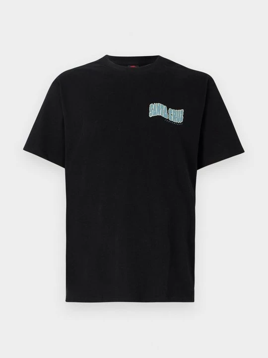 Foto van product T-shirt print Santa Cruz zwart