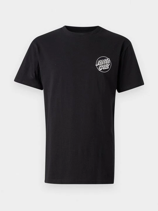 Foto van product T-shirt print Santa Cruz zwart
