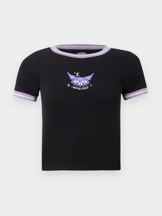 Foto van product T-shirt print Santa Cruz zwart