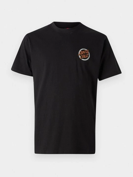 Foto van product T-shirt print Santa Cruz zwart