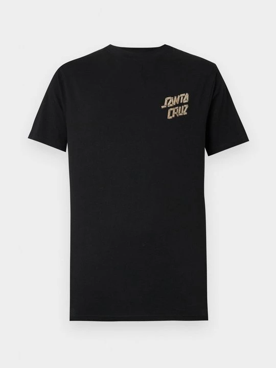 Foto van product T-shirt print Santa Cruz zwart