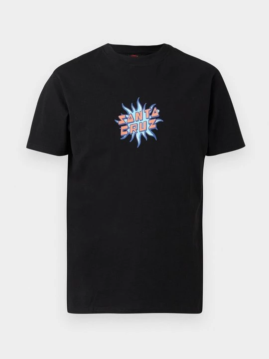 Foto van product T-shirt print Santa Cruz zwart