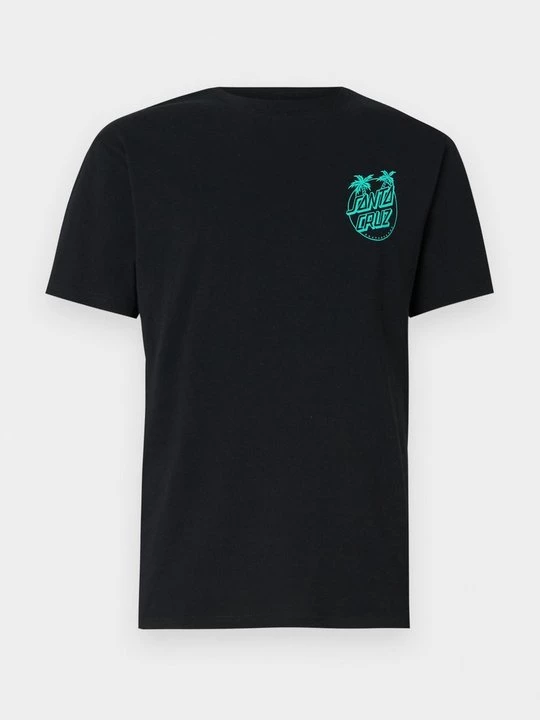 Foto van product T-shirt print Santa Cruz zwart