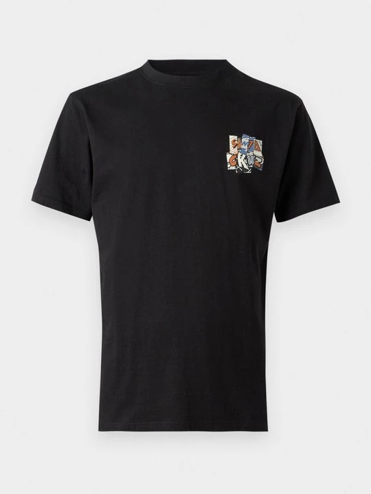 Foto van product T-shirt print Santa Cruz zwart