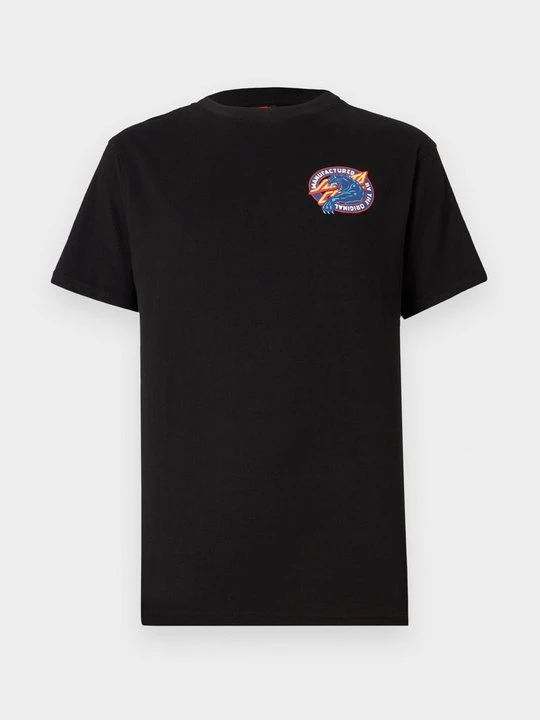 Foto van product T-shirt print Santa Cruz zwart
