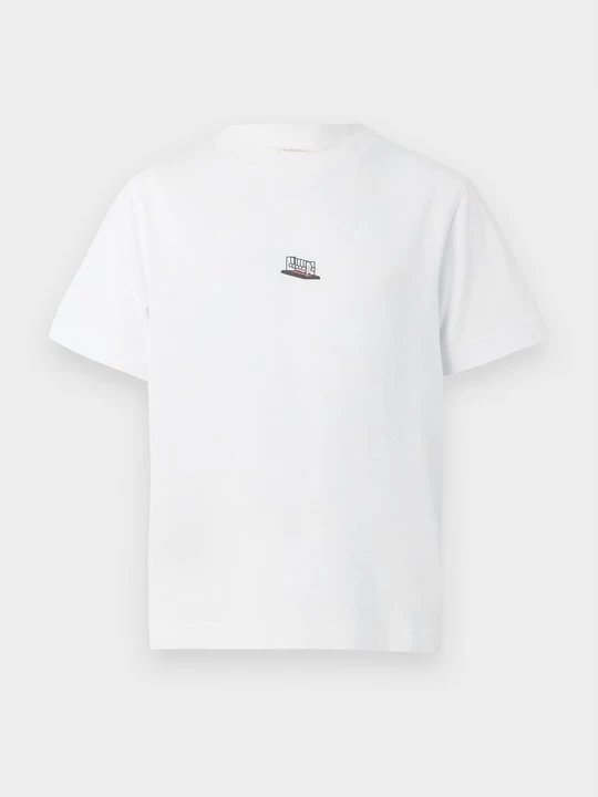 Foto van product T-shirt print Selected wit