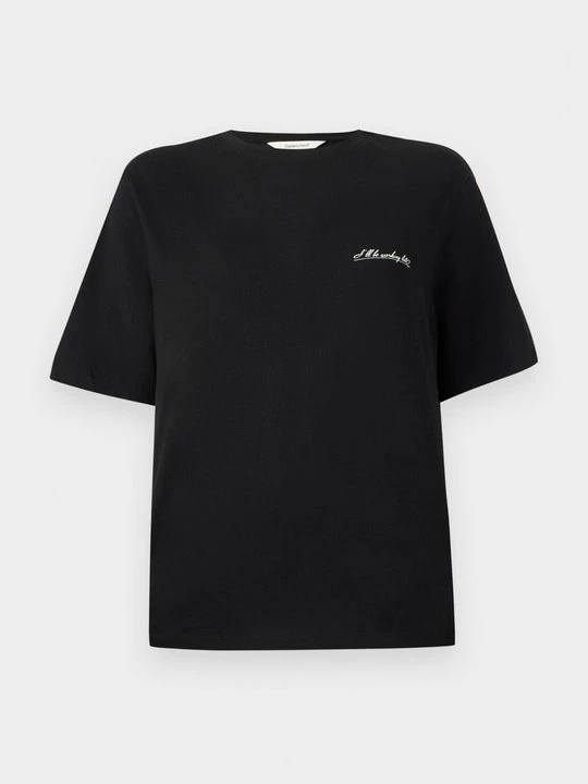 Foto van product T-shirt print Selected zwart