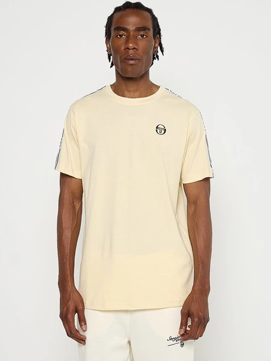 Foto van product T-shirt print Sergio Tacchini crème