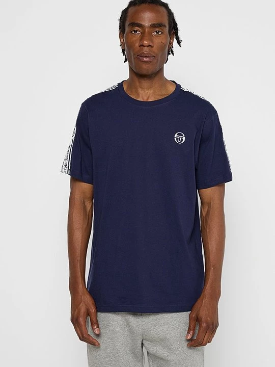 Foto van product T-shirt print Sergio Tacchini donkerblauw
