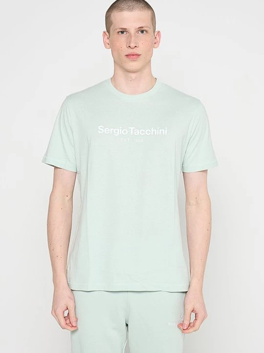 Foto van product T-shirt print Sergio Tacchini mintgroen