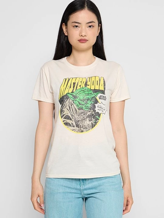 Foto van product T-shirt print Star Wars beżowy