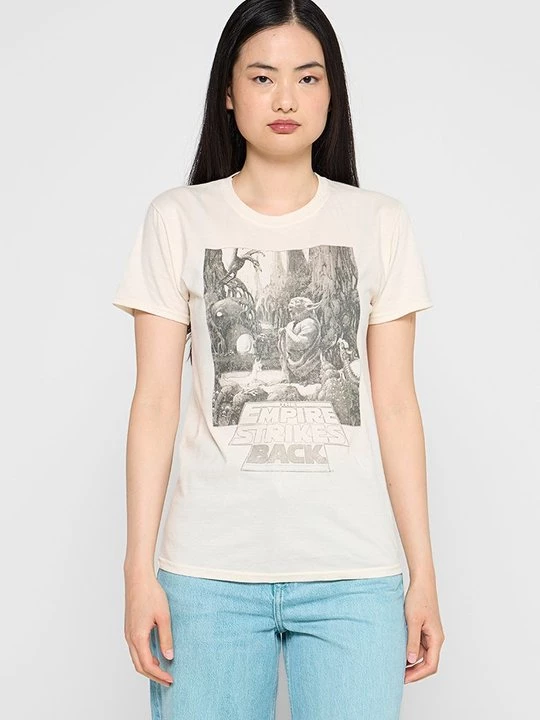 Foto van product T-shirt print Star Wars beżowy