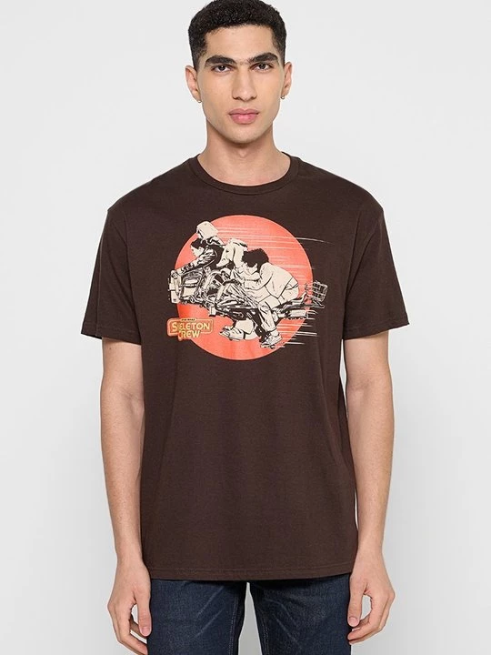 Foto van product T-shirt print Star Wars bruin