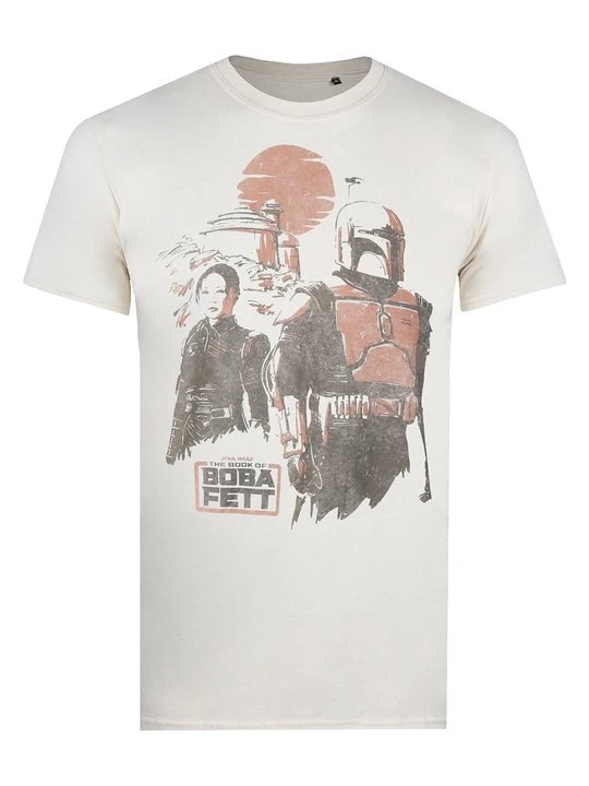 Foto van product T-shirt print Star Wars crème