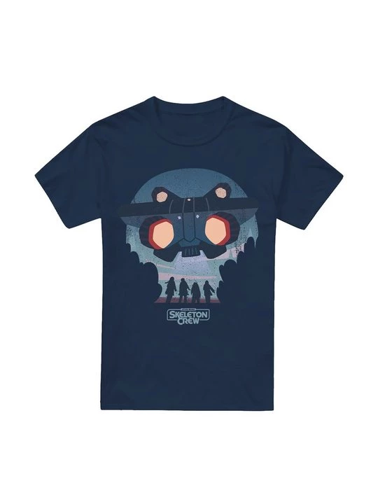 Foto van product T-shirt print Star Wars donkerblauw