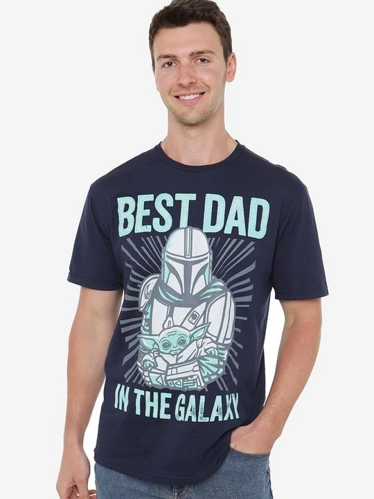 Foto van product T-shirt print Star Wars donkerblauw