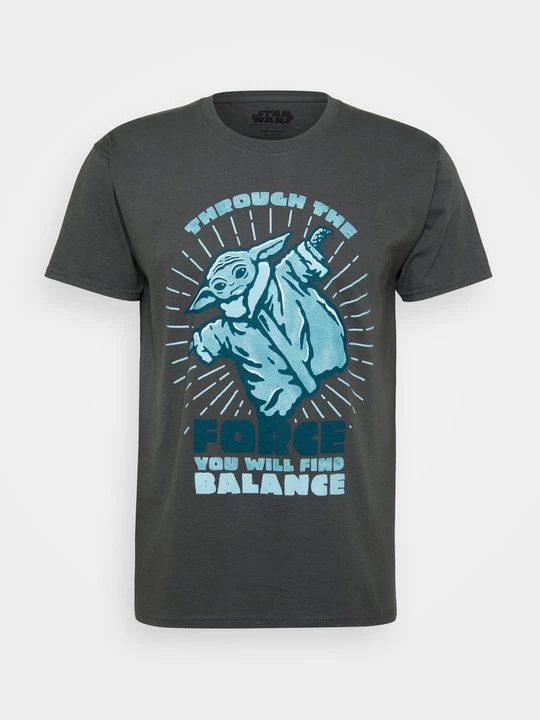 Foto van product T-shirt print Star Wars grijs