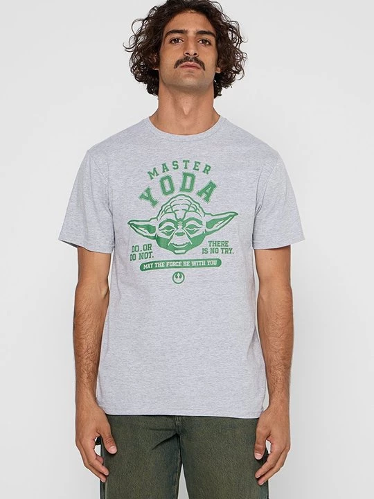 Foto van product T-shirt print Star Wars grijs
