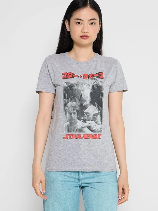 Foto van product T-shirt print Star Wars grijs