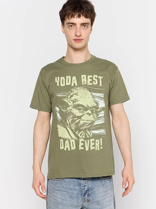 Foto van product T-shirt print Star Wars olijfgroen