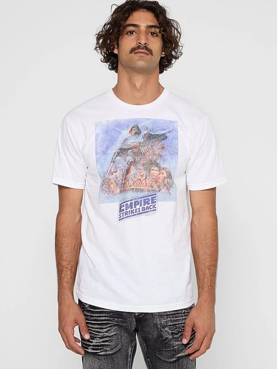 Foto van product T-shirt print Star Wars wit