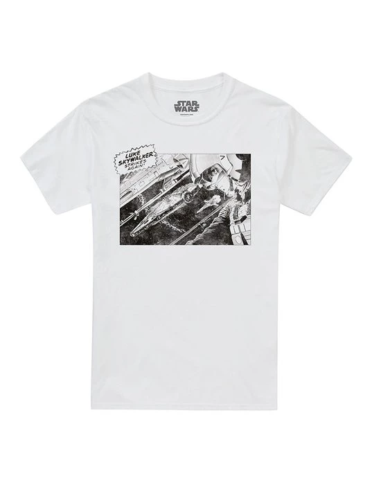 Foto van product T-shirt print Star Wars wit