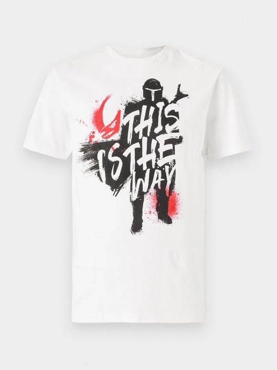 Foto van product T-shirt print Star Wars wit