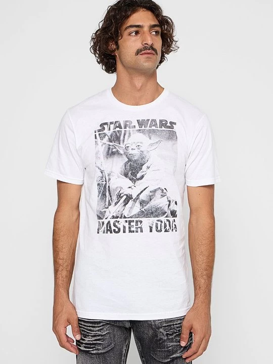 Foto van product T-shirt print Star Wars wit