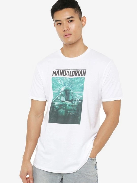 Foto van product T-shirt print Star Wars wit