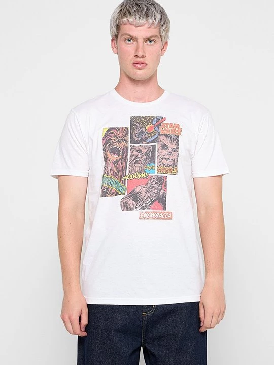 Foto van product T-shirt print Star Wars wit