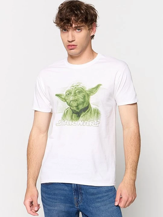 Foto van product T-shirt print Star Wars wit
