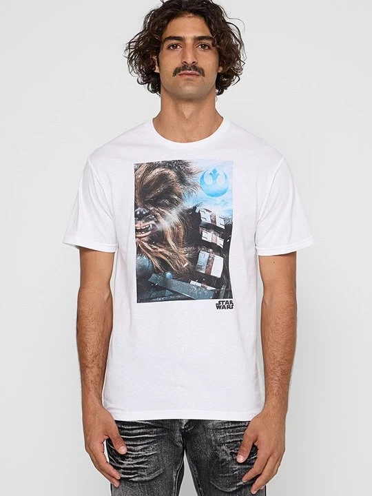 Foto van product T-shirt print Star Wars wit